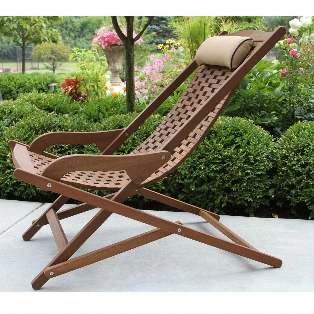 World Market Catania Eucalyptus Swing Lounger With Pillow 4 World Market Catania Eucalyptus Swing Lounger With Pillow - Image 2