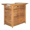 World Market Acacia Wood Herrin Outdoor Bar Table with Shelves -Outdoor Elegant Store unnamed file 2876