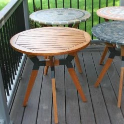 World Market Canary Round Eucalyptus Wood Bistro Table 9 World Market Canary Round Eucalyptus Wood Bistro Table -Outdoor Elegant Store unnamed file 2941