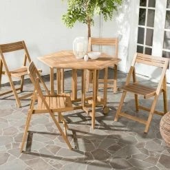 World Market Holcut Natural Hexagon 5 Piece Folding Outdoor Dining Set 7 World Market Holcut Natural Hexagon 5 Piece Folding Outdoor Dining Set -Outdoor Elegant Store unnamed file 2951