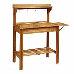 World Market Natural Wood Outdoor Potting Bench -Outdoor Elegant Store unnamed file 296