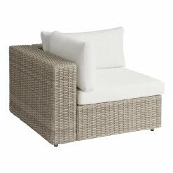 World Market Santiago Gray Wicker Modular Outdoor Corner End Chair 9 World Market Santiago Gray Wicker Modular Outdoor Corner End Chair -Outdoor Elegant Store unnamed file 2994