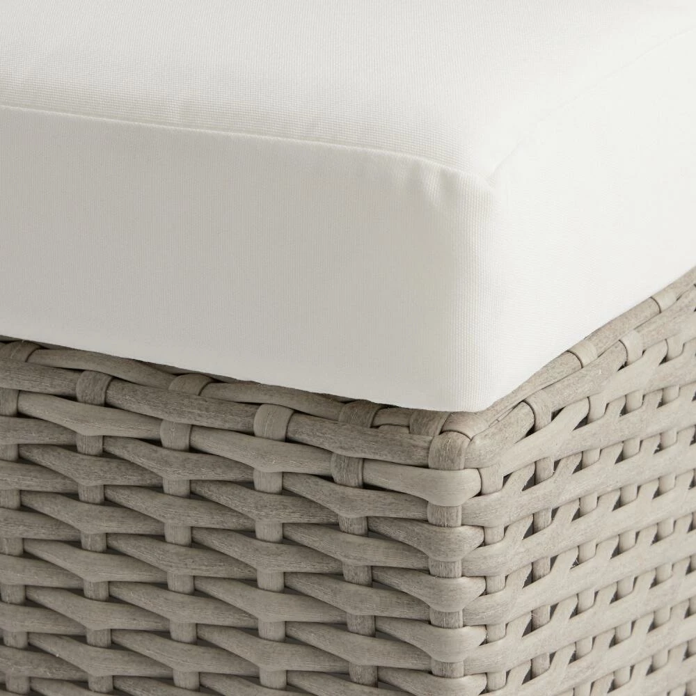 World Market Santiago Gray Wicker Modular Outdoor Corner End Chair 8 World Market Santiago Gray Wicker Modular Outdoor Corner End Chair - Image 6