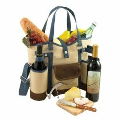 World Market Vineyard Wine & Cheese Insulated Tote Bag
