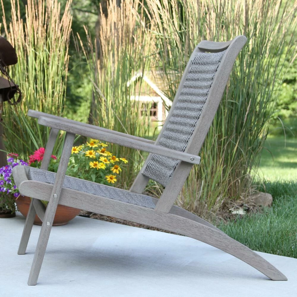World Market Erich Graywash All Weather Wicker Outdoor Lounge Chair 6 World Market Erich Graywash All Weather Wicker Outdoor Lounge Chair - Image 4