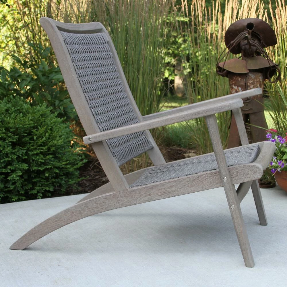 World Market Erich Graywash All Weather Wicker Outdoor Lounge Chair 7 World Market Erich Graywash All Weather Wicker Outdoor Lounge Chair - Image 5