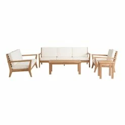 World Market Calero Natural Teak Outdoor Accent Table -Outdoor Elegant Store unnamed file 3027