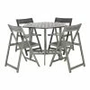World Market Holcut Graywash Hexagon 5 Piece Folding Outdoor Dining Set -Outdoor Elegant Store unnamed file 3028