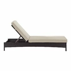 World Market Pinamar Espresso All Weather Outdoor Chaise and Sand Cushion -Outdoor Elegant Store unnamed file 3035