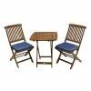 World Market Cavallo 3 Piece Outdoor Bistro Set With Blue Cushions -Outdoor Elegant Store unnamed file 3037