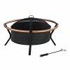 World Market Yuma Black and Copper Fire Pit -Outdoor Elegant Store unnamed file 3055
