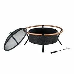 World Market Yuma Black and Copper Fire Pit -Outdoor Elegant Store unnamed file 3057