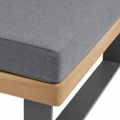 World Market Alicante II Gray Metal and Wood Outdoor Sectional Corner -Outdoor Elegant Store unnamed file 306