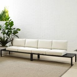 World Market Piermont 2 Piece Outdoor Sectional Sofa with Tables -Outdoor Elegant Store unnamed file 3061
