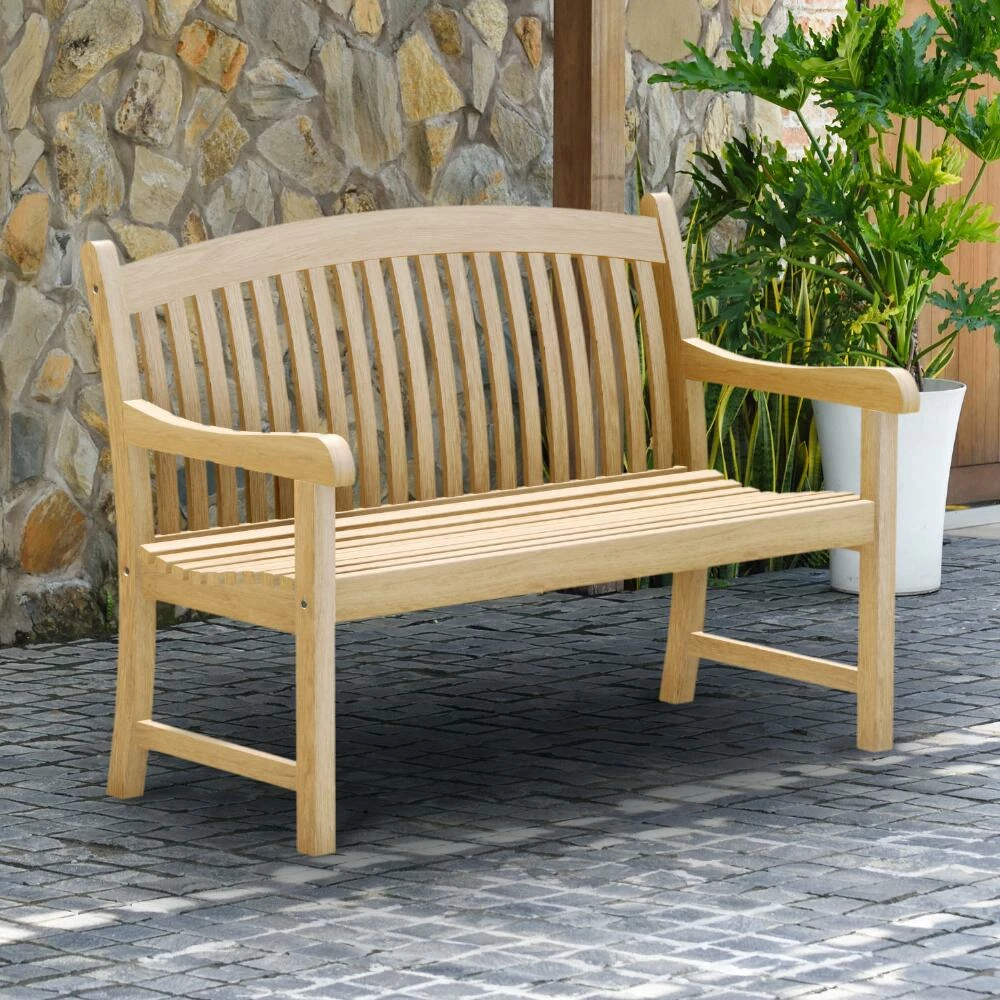 World Market Windsong Teak Outdoor Bench 4 World Market Windsong Teak Outdoor Bench - Image 2