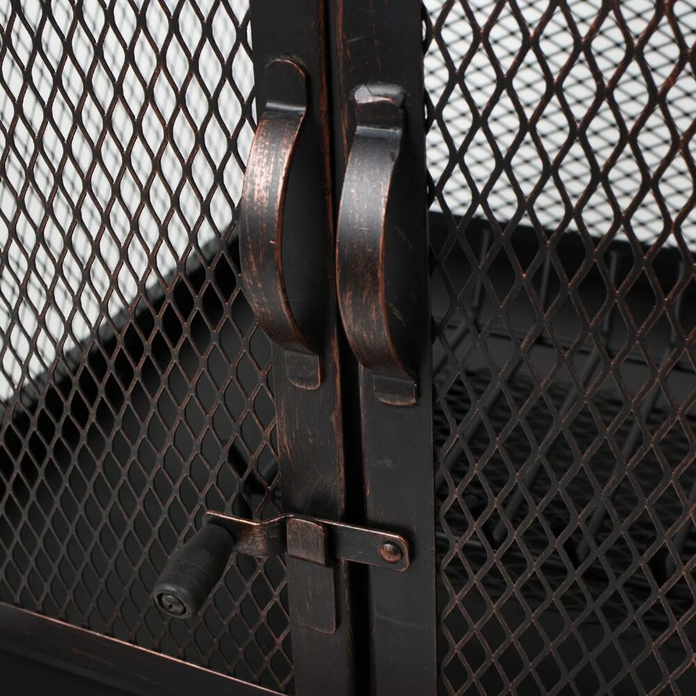 World Market Spruce Rubbed Bronze Steel Fire Pit House 6 World Market Spruce Rubbed Bronze Steel Fire Pit House - Image 4