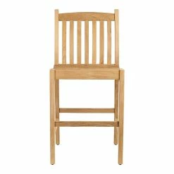 World Market Windsong Teak Outdoor Barstool Set of 2 -Outdoor Elegant Store unnamed file 3110