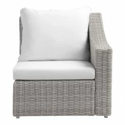World Market Gray All Weather Veracruz Outdoor Sectional Left Armchair -Outdoor Elegant Store unnamed file 3133