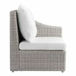 World Market Gray All Weather Veracruz Outdoor Sectional Left Armchair -Outdoor Elegant Store unnamed file 3136