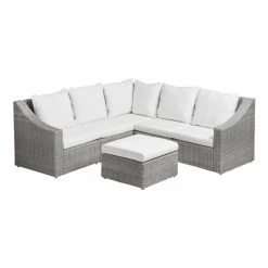 World Market Gray All Weather Veracruz Outdoor Sectional Left Armchair -Outdoor Elegant Store unnamed file 3138