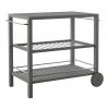 World Market Danville Graywash Acacia Wood and Metal Outdoor Bar Cart -Outdoor Elegant Store unnamed file 3155