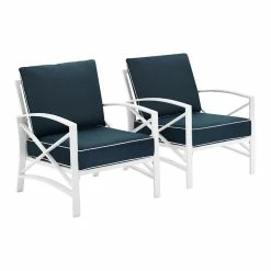 World Market Araceli Metal Outdoor Armchair Set of 2