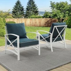 World Market Araceli Metal Outdoor Armchair Set of 2 -Outdoor Elegant Store unnamed file 3184