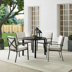 World Market Araceli Round Oil Rubbed Bronze 5 Piece Outdoor Dining Set 7 World Market Araceli Round Oil Rubbed Bronze 5 Piece Outdoor Dining Set -Outdoor Elegant Store unnamed file 3208