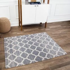 World Market Gray And Beige Trellis Office Chair Mat -Outdoor Elegant Store unnamed file 3226