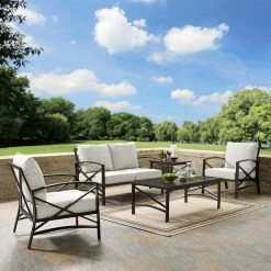 World Market Araceli Bronze Metal Outdoor Loveseat -Outdoor Elegant Store unnamed file 3262