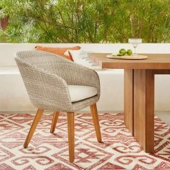 World Market Kendari All Weather Wicker Outdoor Dining Armchair Set of 2 9 World Market Kendari All Weather Wicker Outdoor Dining Armchair Set of 2 -Outdoor Elegant Store unnamed file 327