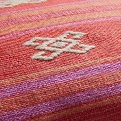 World Market Coral Baja Geo Indoor Outdoor Lumbar Pillow -Outdoor Elegant Store unnamed file 3278