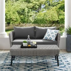 World Market Malique Gray All Weather Outdoor Loveseat & Coffee Table 13 World Market Malique Gray All Weather Outdoor Loveseat & Coffee Table -Outdoor Elegant Store unnamed file 3285
