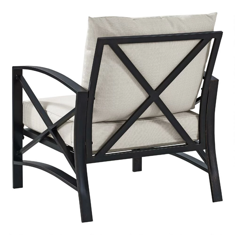 World Market Araceli Bronze Metal Outdoor Armchair 5 World Market Araceli Bronze Metal Outdoor Armchair - Image 3