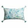 World Market Blue Amalfi Print Indoor Outdoor Lumbar Pillow -Outdoor Elegant Store unnamed file 3328