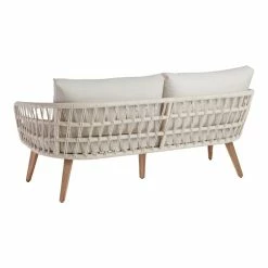 World Market Nevis Antique White Woven Rope Outdoor Loveseat -Outdoor Elegant Store unnamed file 334