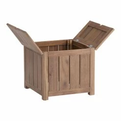 World Market Paulo Square Acacia Wood Outdoor Umbrella Side Table -Outdoor Elegant Store unnamed file 3345