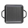 World Market Lodge Chef Collection Square Cast Iron Grill Pan 11 Inch -Outdoor Elegant Store unnamed file 3355