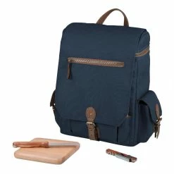 World Market Navy Moreno 3 Bottle Wine Tote Bag -Outdoor Elegant Store unnamed file 3388