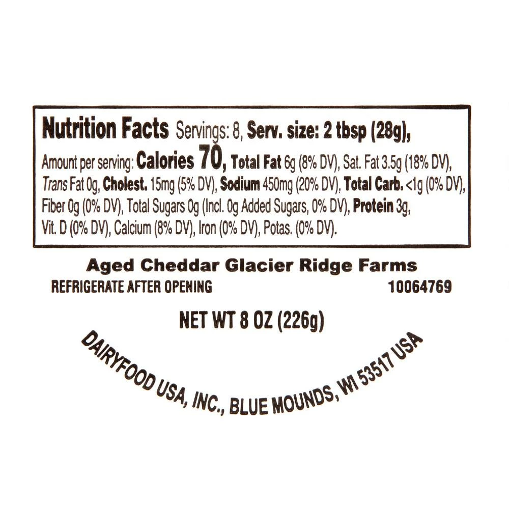 World Market Glacier Ridge Farms Aged Cheddar Spreadable Cheese 4 World Market Glacier Ridge Farms Aged Cheddar Spreadable Cheese - Image 2