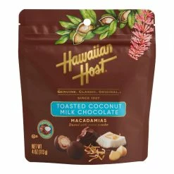 World Market Hawaiian Host Toasted Coconut Milk Chocolate Macadamia Nuts