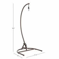 World Market Brown Steel Chillasan Outdoor Hanging Chair Stand 9 World Market Brown Steel Chillasan Outdoor Hanging Chair Stand -Outdoor Elegant Store unnamed file 3451