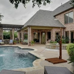 World Market Eucalyptus Wood and Stainless Steel Outdoor Shower -Outdoor Elegant Store unnamed file 3488