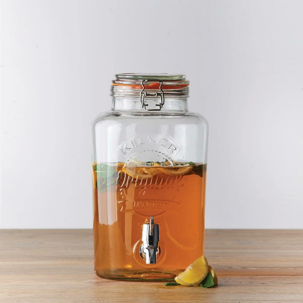 World Market Kilner 2 Gallon Glass Drink Dispenser with Clamp Lid 3 World Market Kilner 2 Gallon Glass Drink Dispenser with Clamp Lid - Image 2