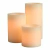 World Market Ivory Flameless LED Pillar Candle -Outdoor Elegant Store unnamed file 393