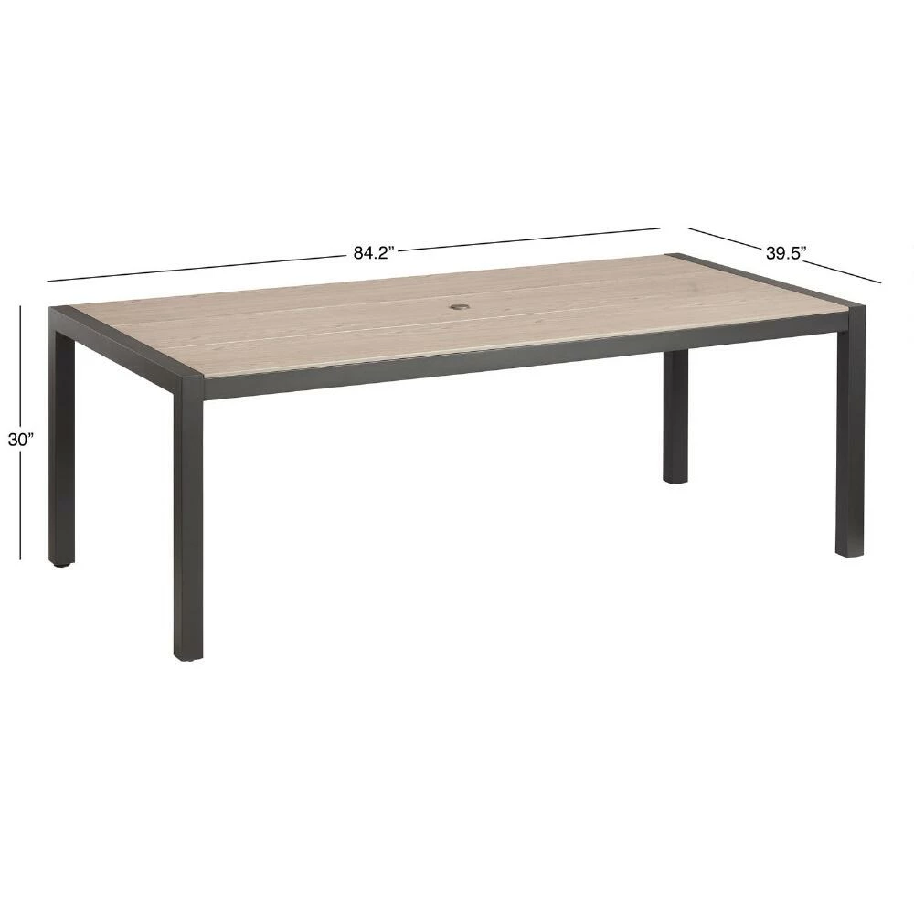 World Market Cordoba Duraboard and Aluminum Outdoor Dining Table 6 World Market Cordoba Duraboard and Aluminum Outdoor Dining Table - Image 4