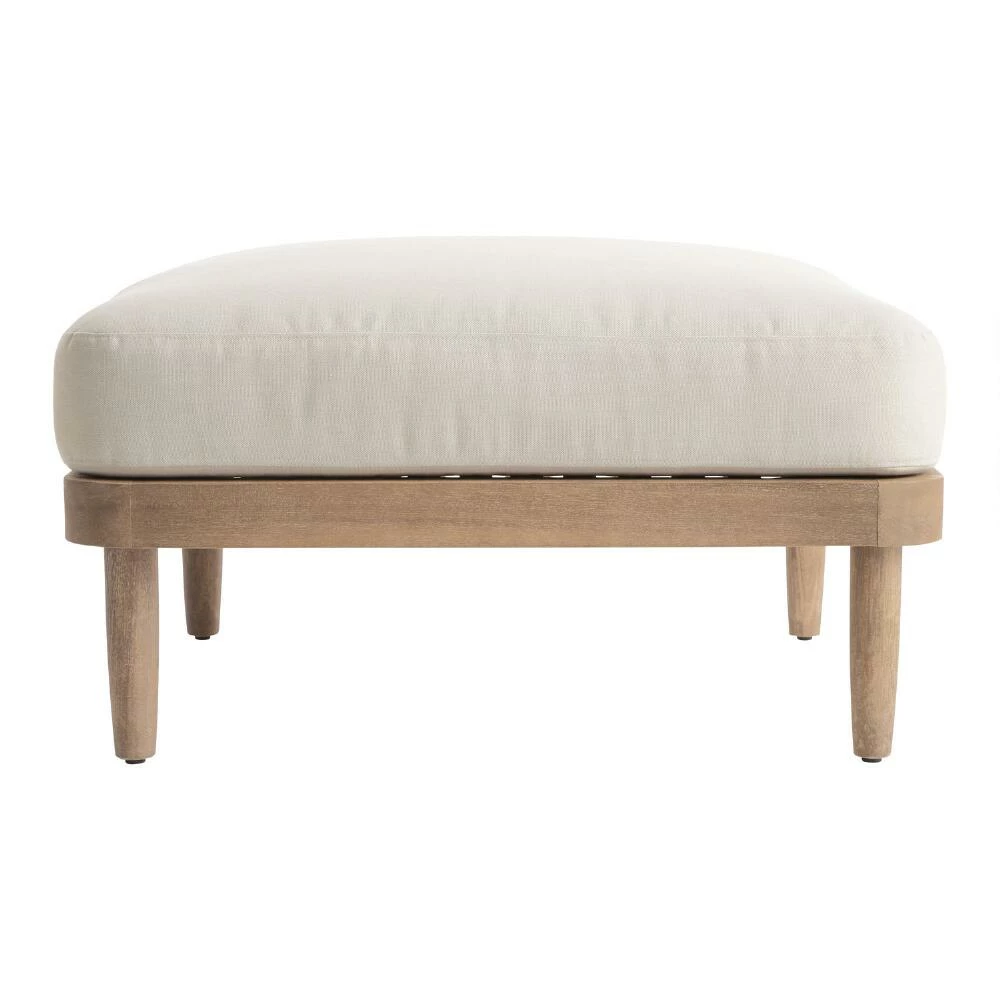 World Market Sorano Acacia Wood Modular Outdoor Sectional Ottoman 5 World Market Sorano Acacia Wood Modular Outdoor Sectional Ottoman - Image 3