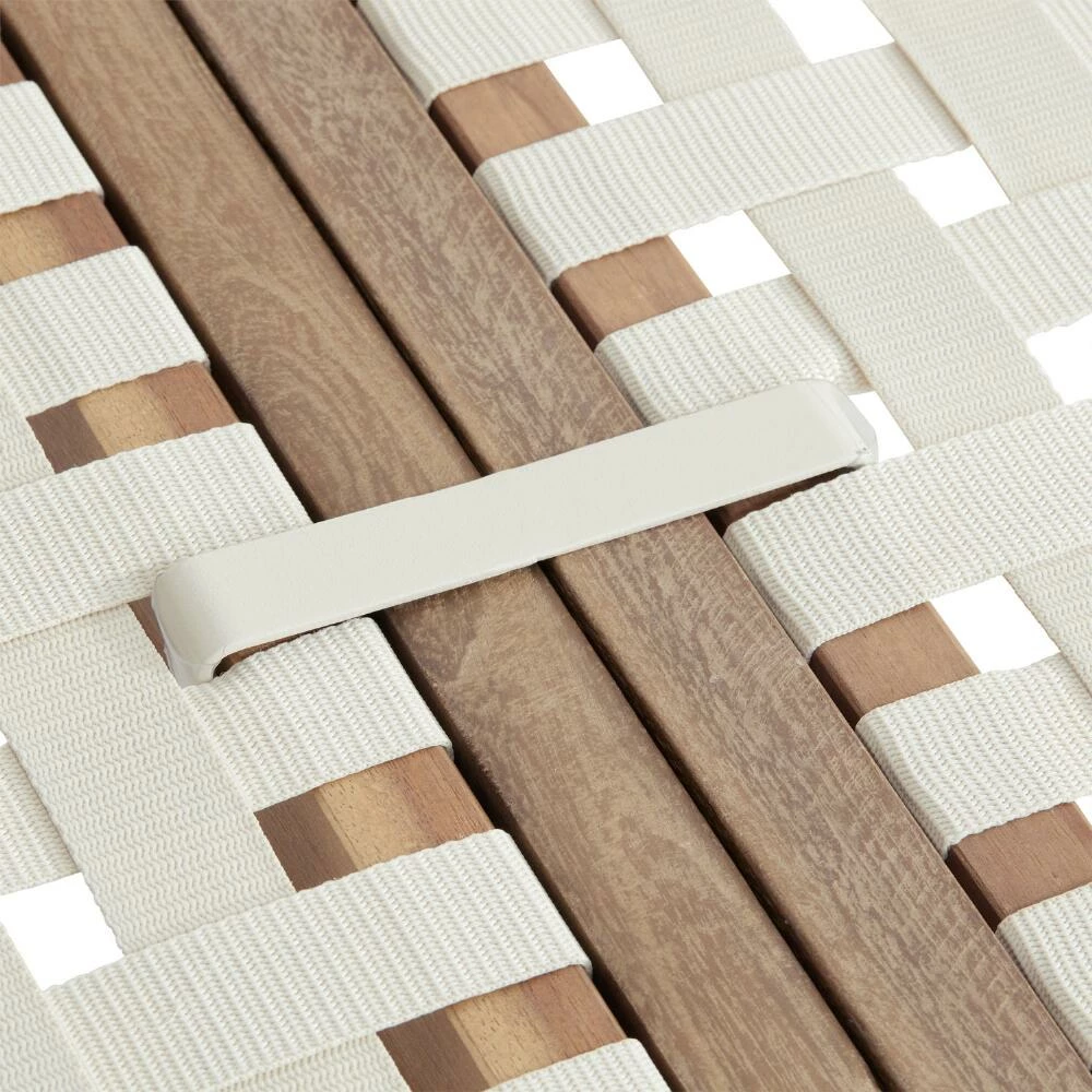 World Market Sorano Acacia Wood Modular Outdoor Sectional Ottoman 7 World Market Sorano Acacia Wood Modular Outdoor Sectional Ottoman - Image 5