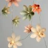 World Market Origami Flowers LED 10 Bulb Battery Operated String Lights