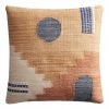 World Market Orange and Blue Stepwell Indoor Outdoor Throw Pillow -Outdoor Elegant Store unnamed file 511